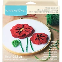 Dimensions® Poppies Punch Needle Kit