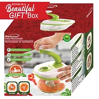 Brentwood Food Processor With 8-Cup Storage Container, Stainless Steel Blades & Paddle Mixer