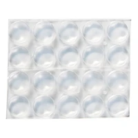 Scotch™ Round Self-Adhesive Bumpers, Clear
