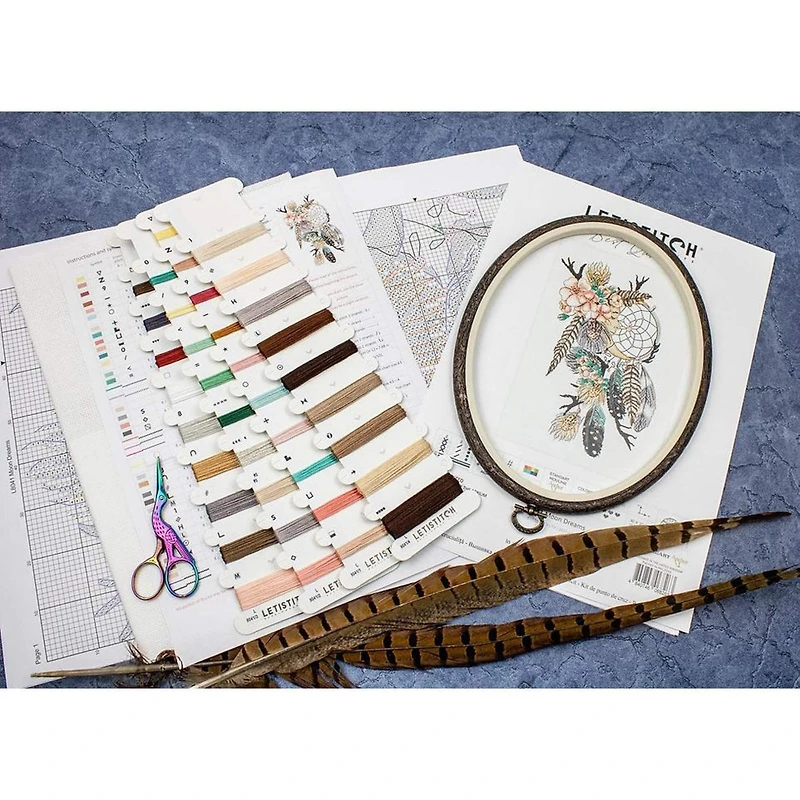 Letistitch Moon Dreams Counted Cross Stitch Kit