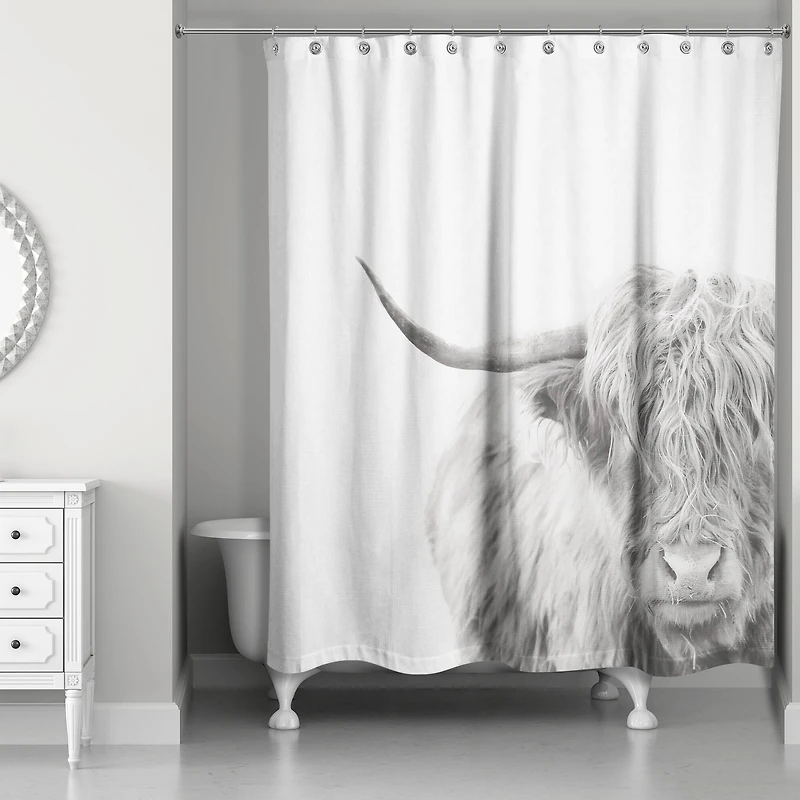 Highland Cow 71" x 74" Shower Curtain