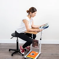 Mind Reader Brown Adjustable Height Laptop Desk