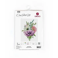 Luca-S Anemone Counted Cross Stitch Kit