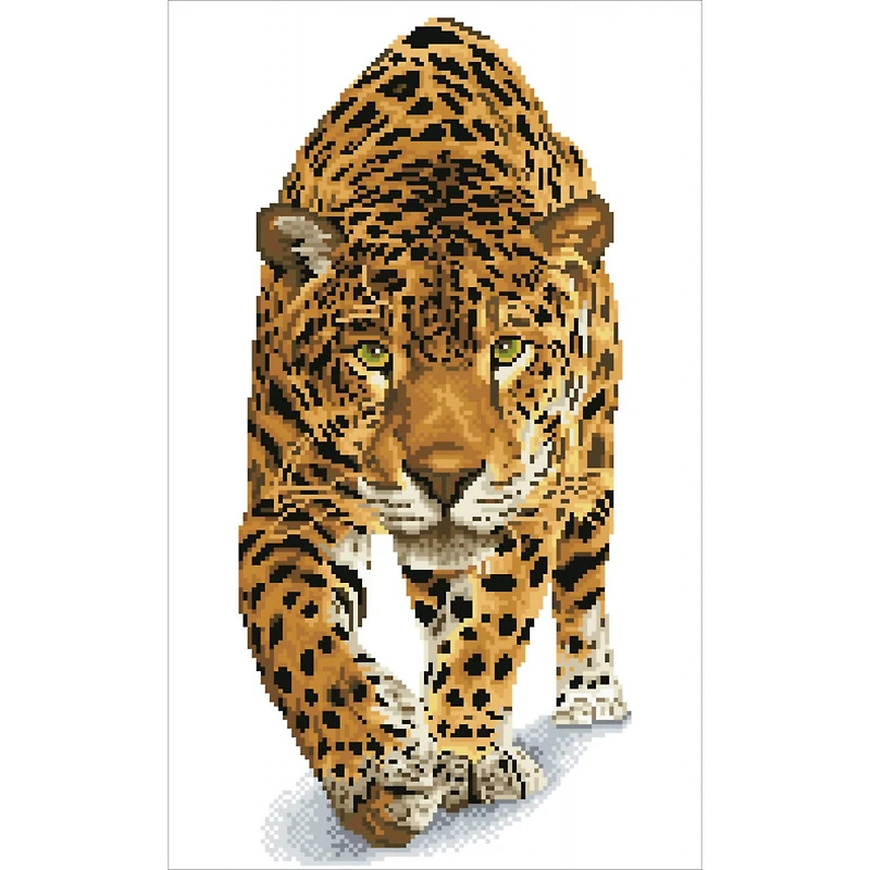 Diamond Dotz® Intermediate On the Prowl Pre-Framed Diamond Painting Kit