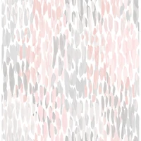 NuWallpaper Blush Make It Rain Peel & Stick Wallpaper