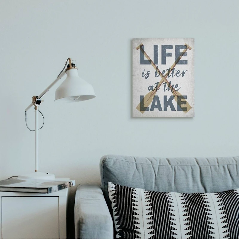Stupell Industries Life is Better at the Lake Wall Art