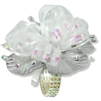 Fitz Delightzz Floral Iridescent Rhinestone Bracelet