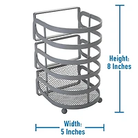 Kitchen Details Industrial Collection Cooking Utensil Basket