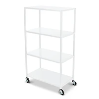 Heights 4-Tier Rolling Cart by Simply Tidy