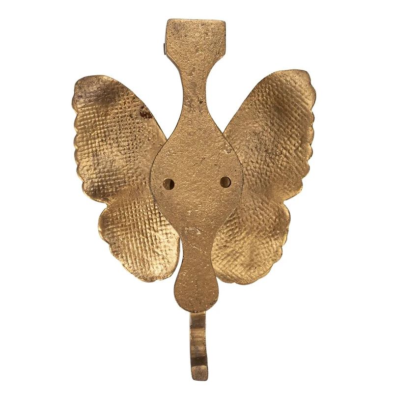 Hello Honey® 6" Antique Gold Cast Metal Butterfly Door Knocker