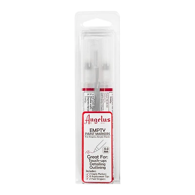 10 Packs: 2 ct. (20 total) Angelus® Empty Paint Marker, 3mm