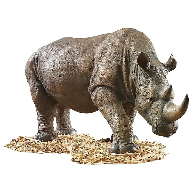 Design Toscano 17" South African Rhino Garden Sculpture