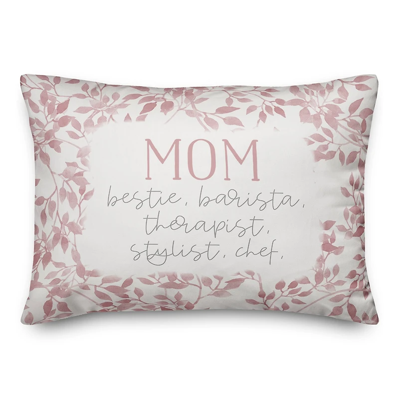 Mom Definition Throw Pillow