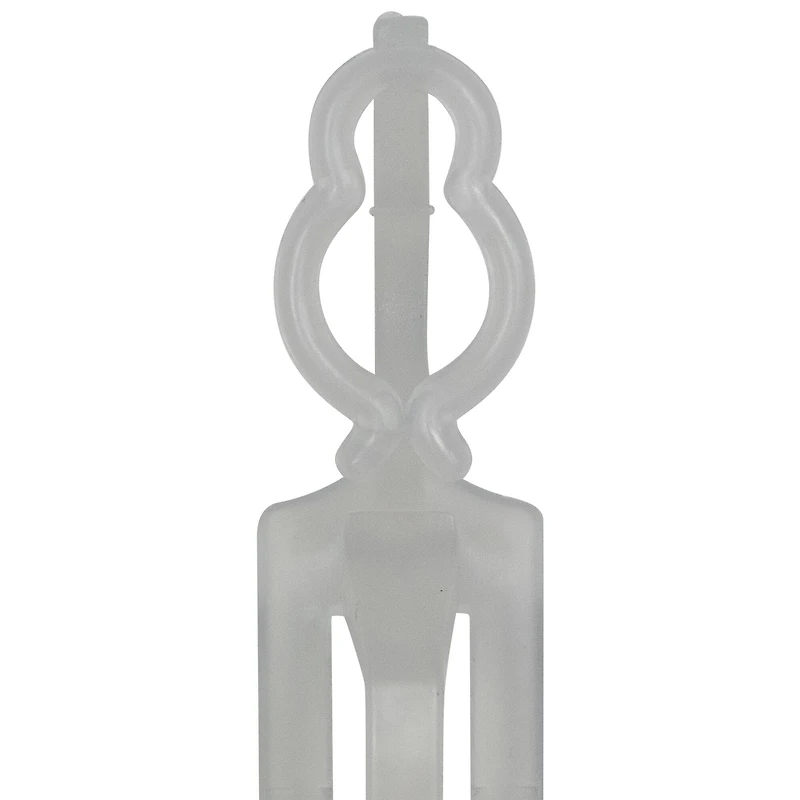 26ct. Clear Omni Universal Gutter & Shingle Christmas Light Clips