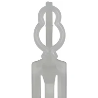 26ct. Clear Omni Universal Gutter & Shingle Christmas Light Clips