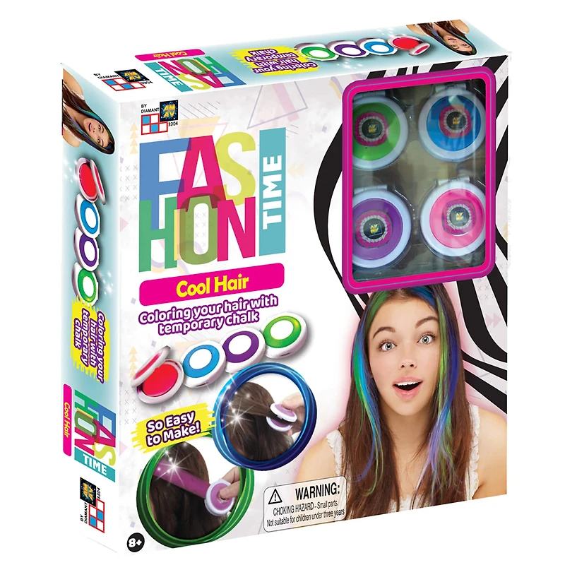 Amav Toys Fashion Time Cool Hair Activity Kit