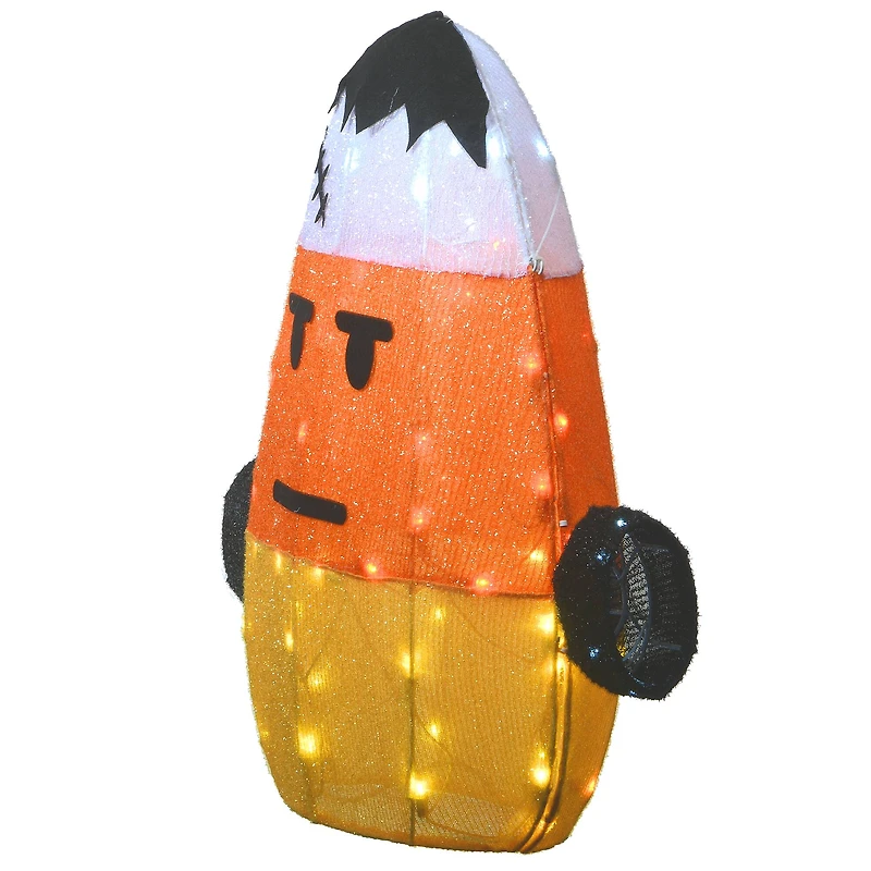 24" Pre-Lit Candy Corn Frankenstein