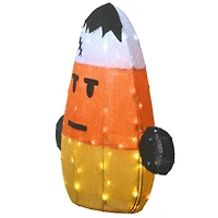 24" Pre-Lit Candy Corn Frankenstein