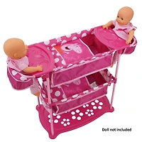 509 Crew Peppa Pig™ Pink and White Dots Doll Twin Care Station