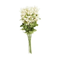 35" White Sweet Pea Artificial Flower Stem, 12ct.
