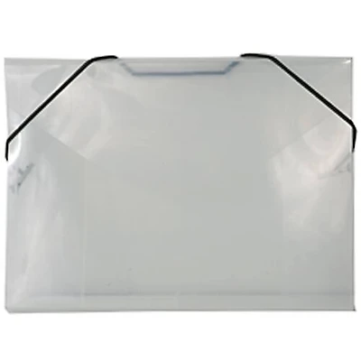 JAM Paper Clear Plastic Index Card Case