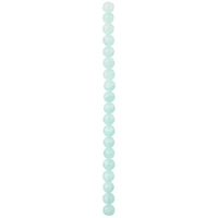 Aqua Glass Round Beads, 10mm by Bead Landing™