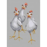 Luca-S My Chickens Counted Cross-Stitch Kit
