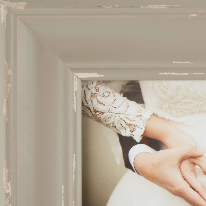 DII® Antique Stone Distressed 8" x 10" Farmhouse Picture Frame