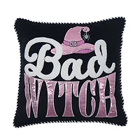 16" Good Witch Bad Witch Double-Sided Throw Pillow by Ashland®