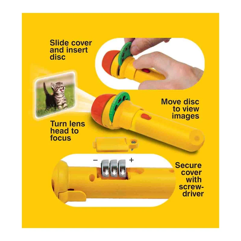 Brainstorm Toys Funny Animals Torch & Projector