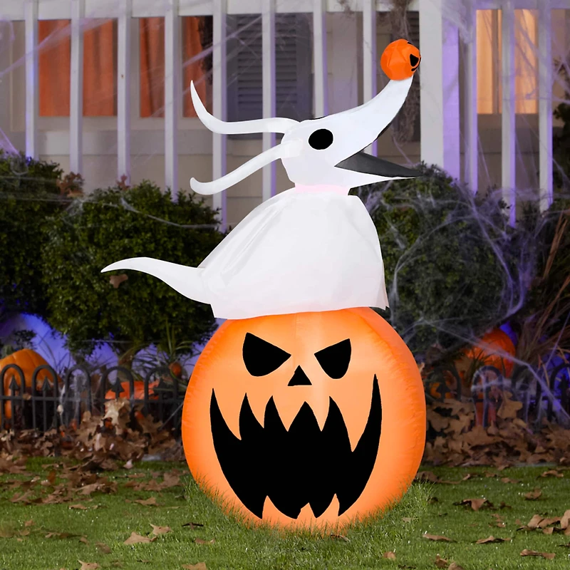 3.5ft. Airblown® Inflatable Zero with Pumpkin