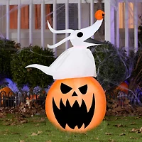 3.5ft. Airblown® Inflatable Zero with Pumpkin