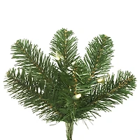 9ft. Pre-Lit Oregon Fir Artificial Christmas Tree, Warm White LED Lights