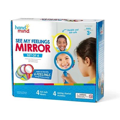 Hand2mind® See My Feelings Mirror Set, 4ct.