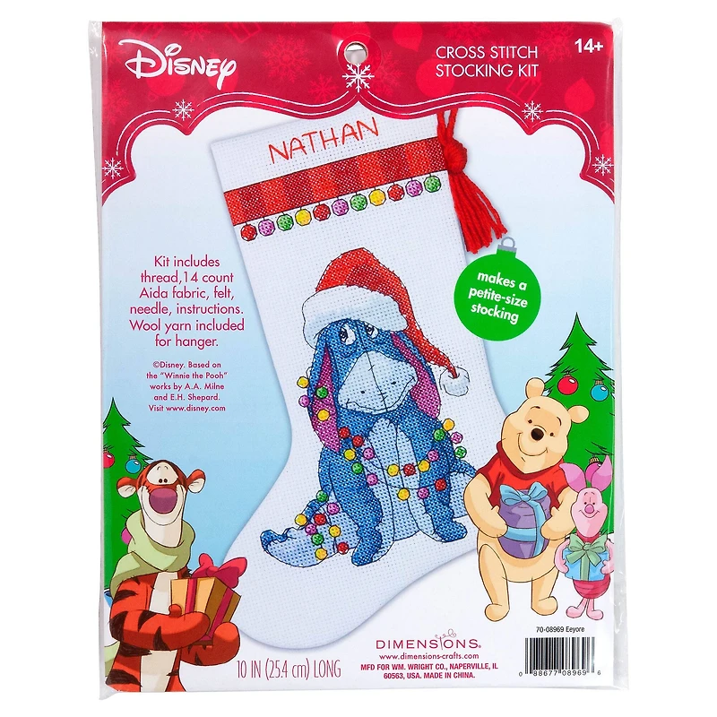 Dimensions® Counted Cross Stitch Kit, Eeyore Stocking