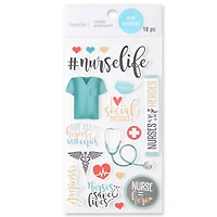 Nurse Life Dimensional Stickers by Recollections™
