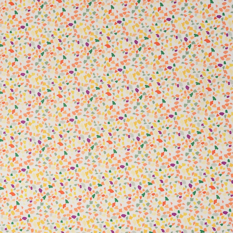 SINGER Orange Party Confetti Cotton Fabric