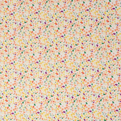 SINGER Orange Party Confetti Cotton Fabric