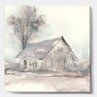 Designart - Farmhouse Barn Grey III