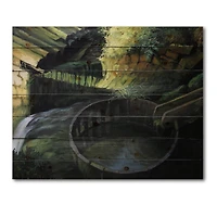 Designart - Old Watermill In Nature Landscape