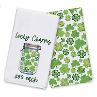 Lucky Charms Jar Tea Towel Set