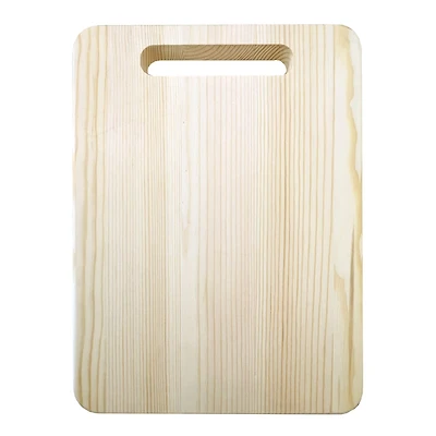13" Unfinished Wood Cutting Board