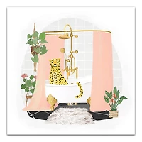 Glam Tub Canvas Wall Art