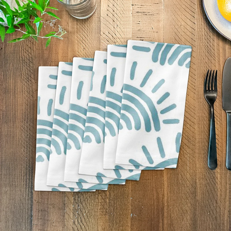 Sun Print Cotton Twill Napkin