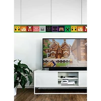 RoomMates Minecraft Iconic Faces Peel & Stick Wallpaper Border