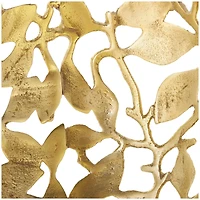 Gold & White Aluminum Leaf Decorative Bowl Set