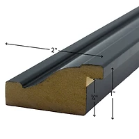 4 Pack: Craig Frames Upscale Satin Black Picture Frame