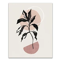 Abstract Boho BoBrownical 24" x 30" Canvas Wall Art