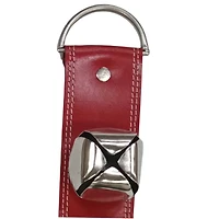 23" Red Leather Belt with Silver Bells Wall Décor by Ashland®