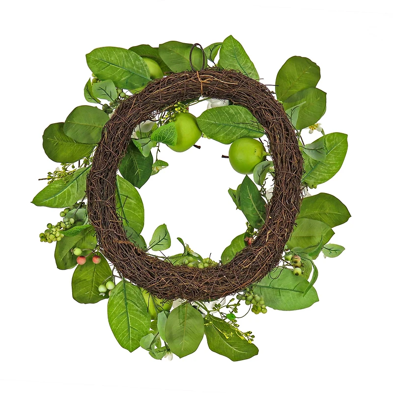 24'' Rose and Apples Wreath